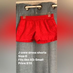 J crew shorts